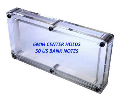 NEW Acrylic BEP 50 Bank Note Currency Display
