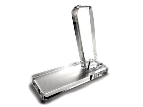 9mm Double Stack Clear Acrylic Pistol Stand