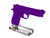 38 Super Single Stack Clear Acrylic Pistol Stand