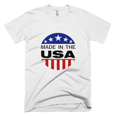"Made in the USA" Cotton Short-Sleeve T-Shirt